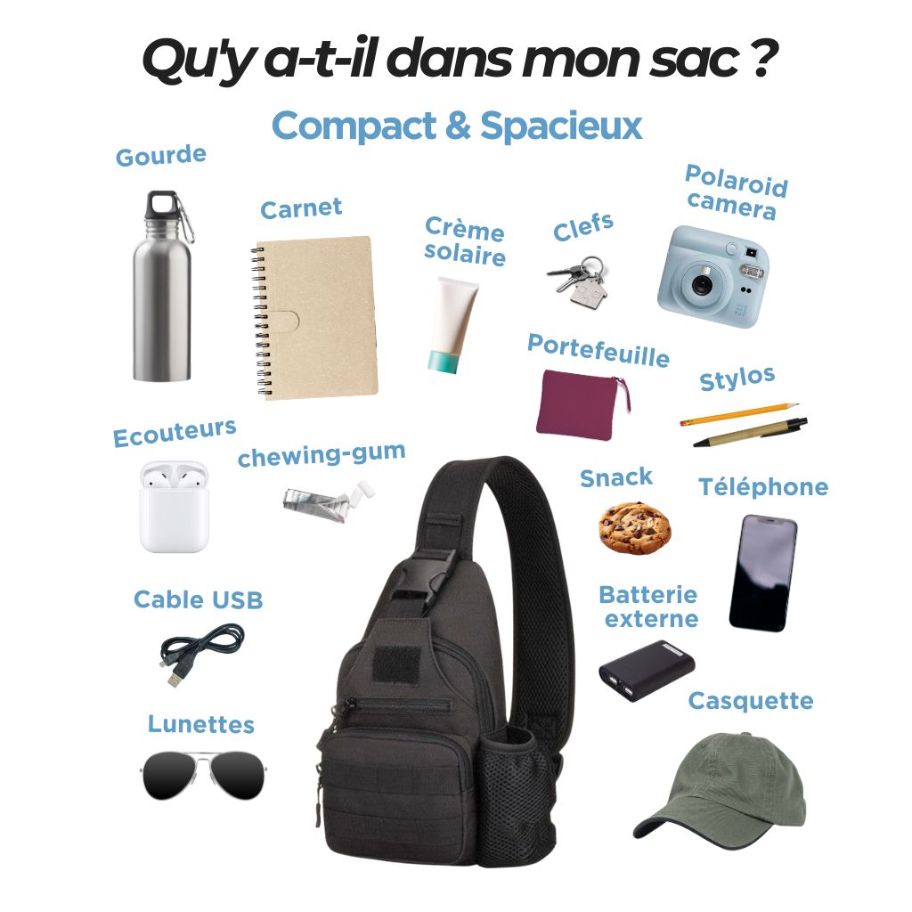 Sac bandoulière USB : Junior